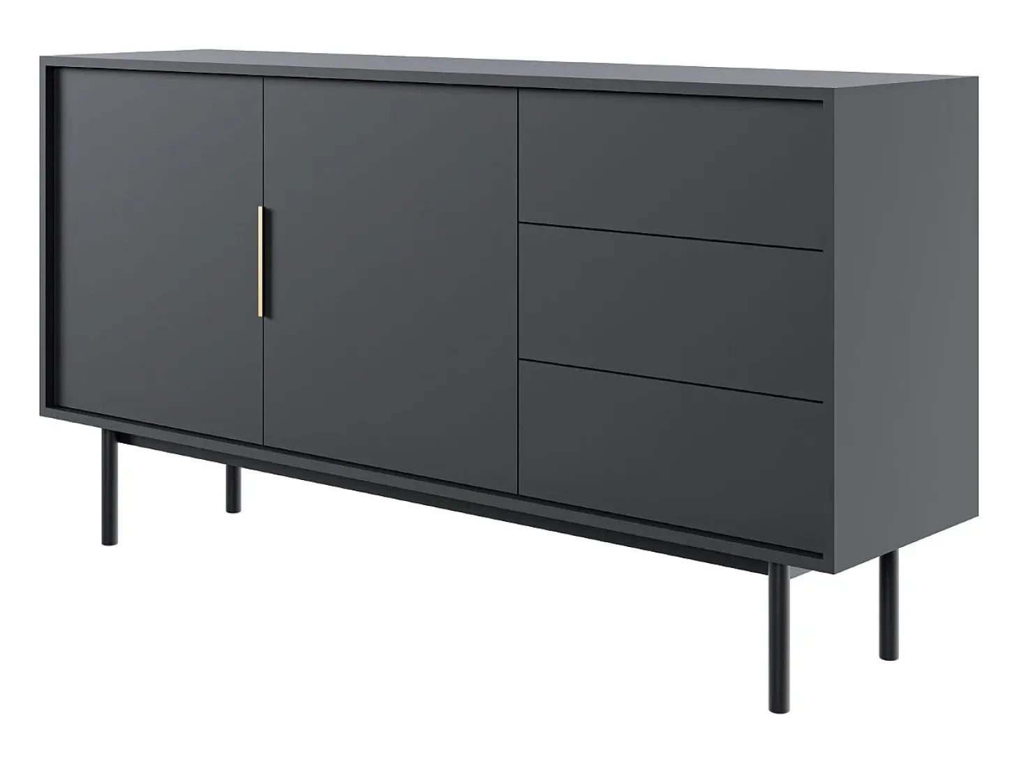 Cómoda Viva 2D3S Negra