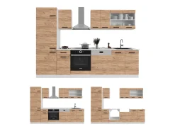 Cocina esquinera antracita casa de campo/antracita 287x60x81.6 r-line