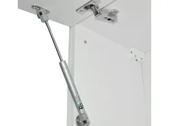 Cocina esquinera blanco/sonoma 210x60x81.6 rick
