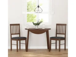 Cojines para sillas de comedor, 2 unidades, madera maciza marrón, caucho