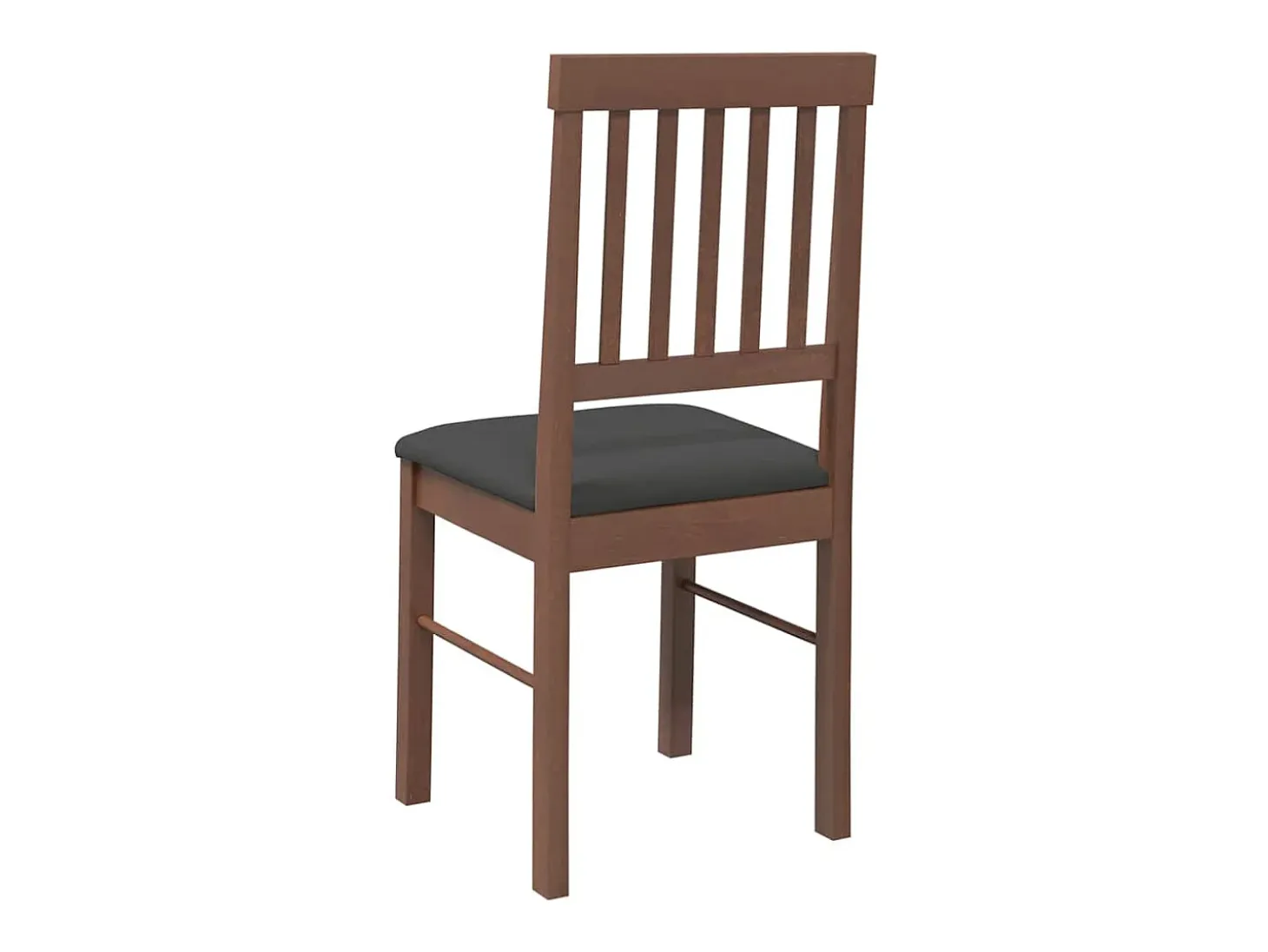 Cojines para sillas de comedor, 2 unidades, madera maciza marrón, caucho