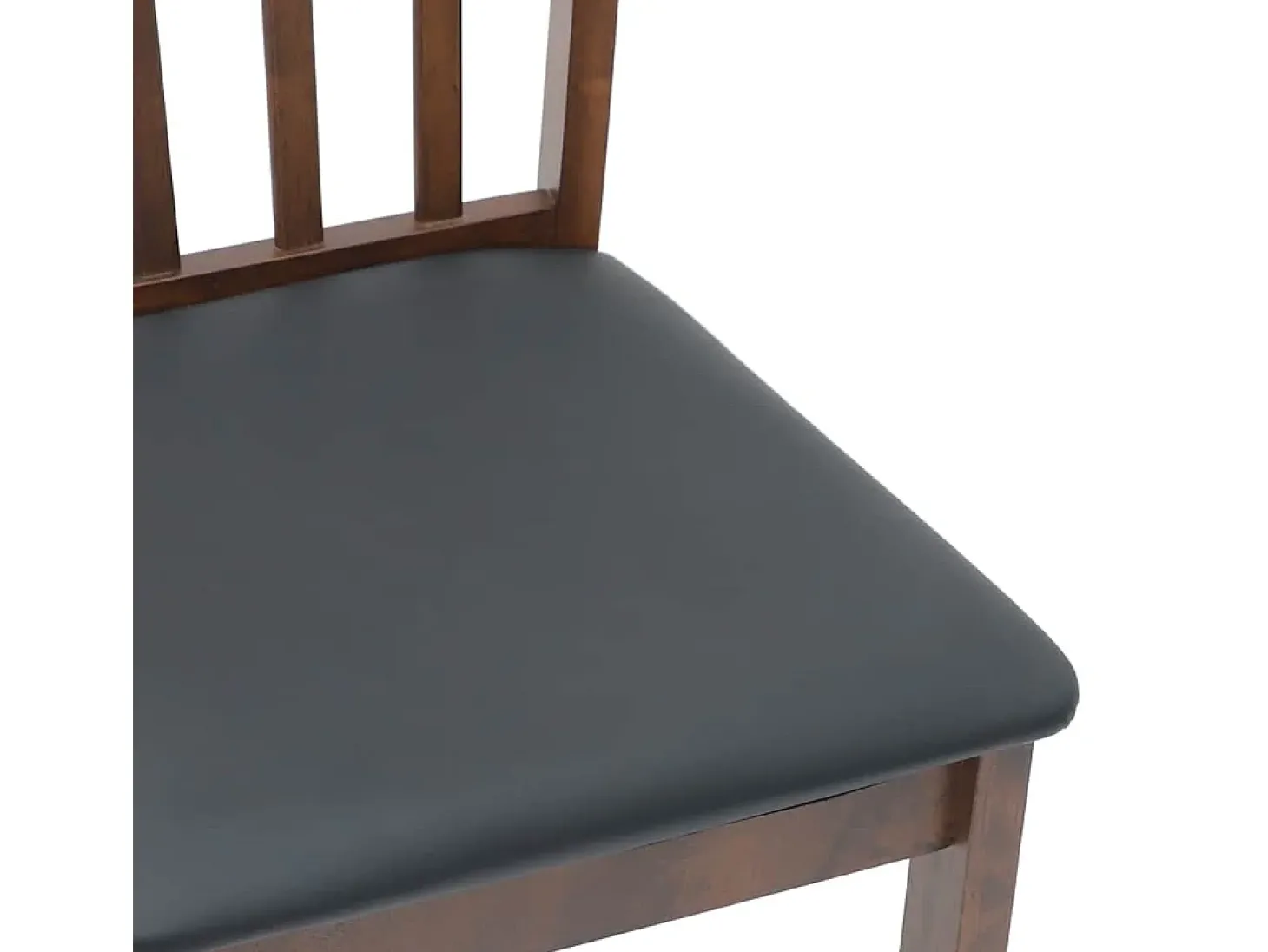 Cojines para sillas de comedor, 2 unidades, madera maciza marrón, caucho