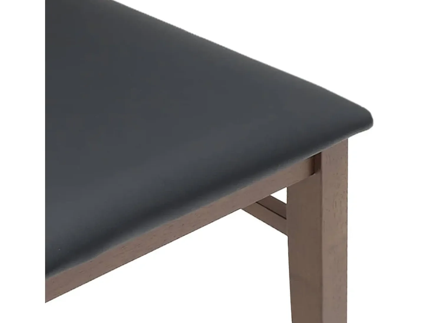 Cojines para sillas de comedor, 2 unidades, madera maciza marrón, caucho