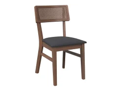 Cojines para sillas de comedor, 2 unidades, madera maciza marrón, caucho