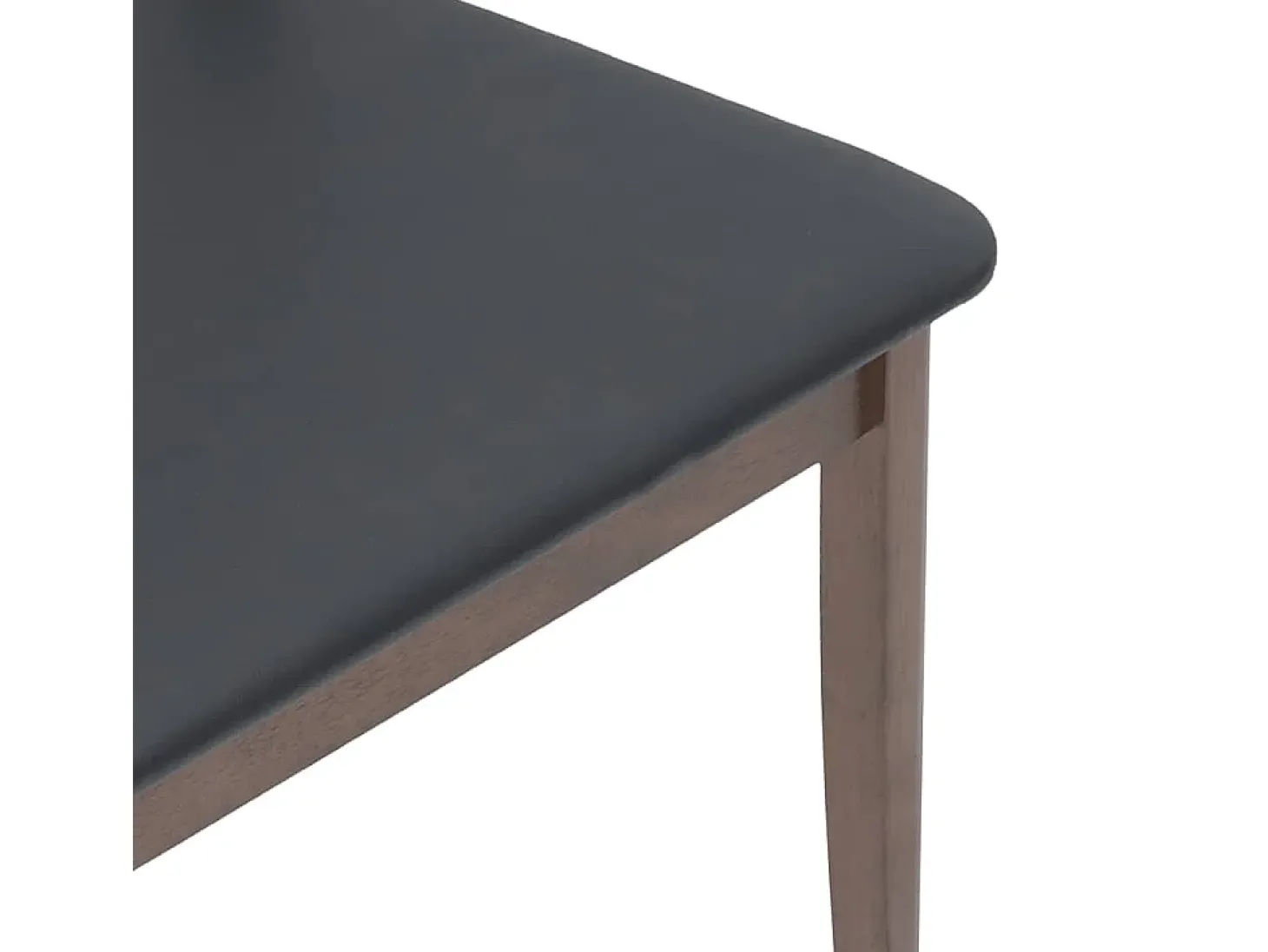 Cojines para sillas de comedor, 2 unidades, madera maciza marrón, caucho