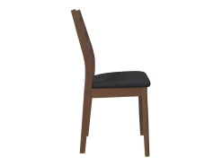 Cojines para sillas de comedor, 2 unidades, madera maciza marrón, caucho