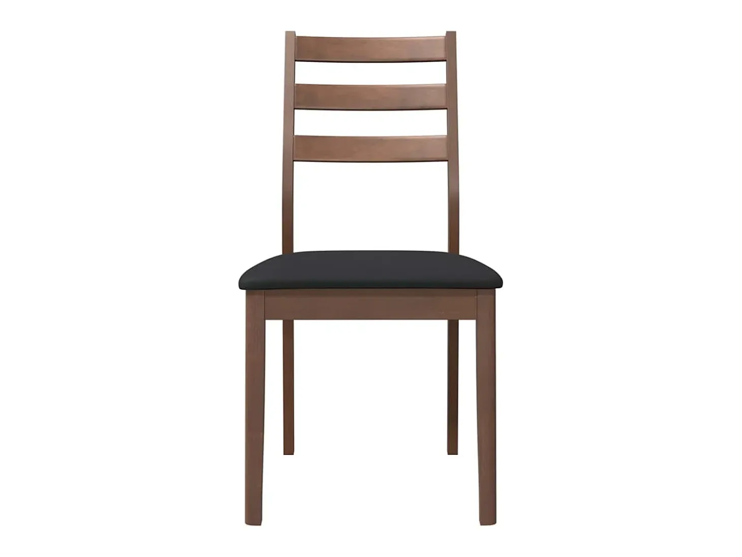 Cojines para sillas de comedor, 2 unidades, madera maciza marrón, caucho