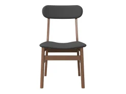 Cojines para sillas de comedor, 2 unidades, madera maciza marrón, caucho