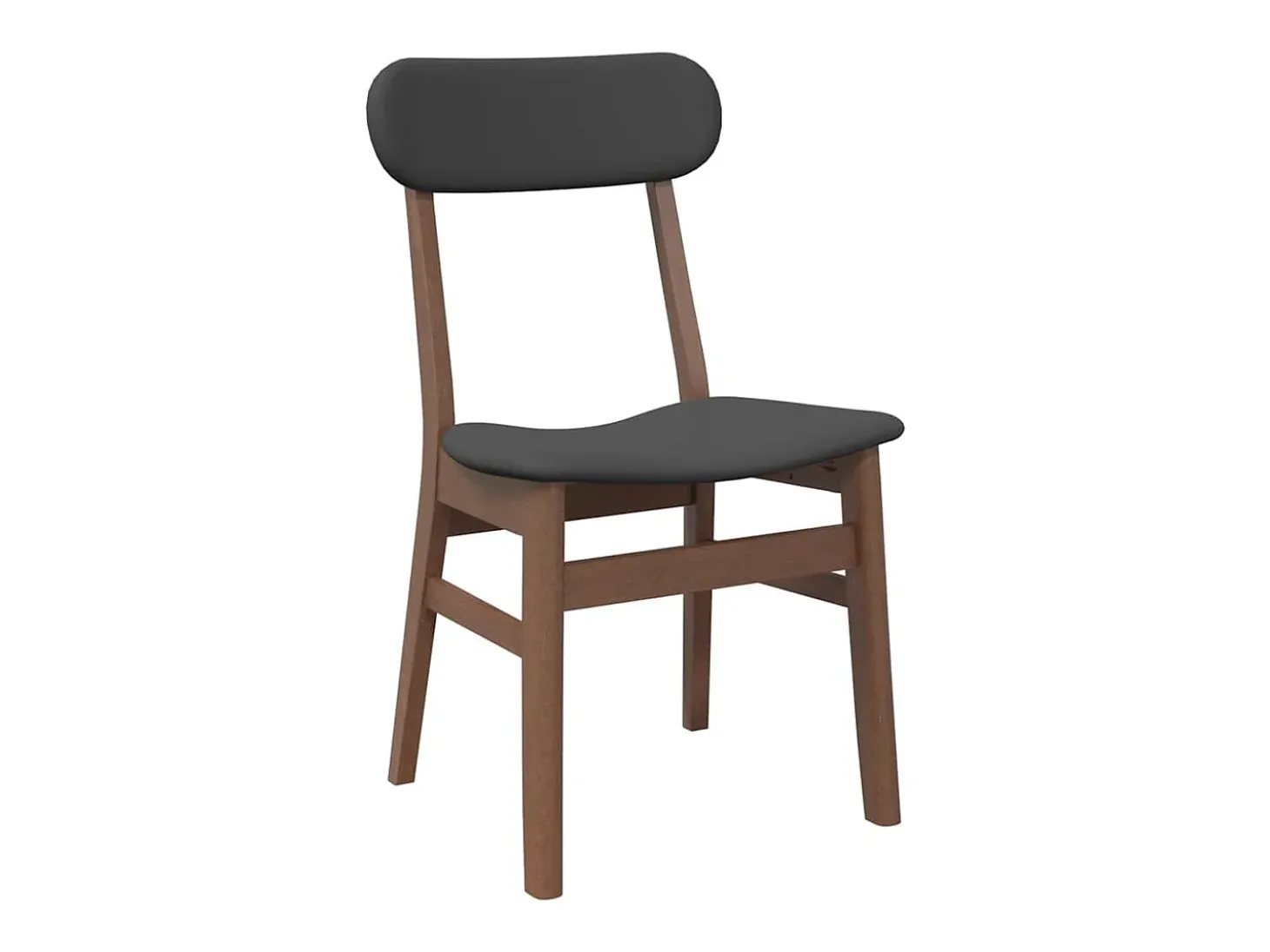 Cojines para sillas de comedor, 2 unidades, madera maciza marrón, caucho