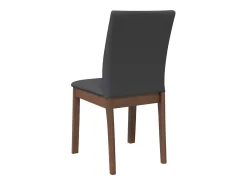Cojines para sillas de comedor, 2 unidades, madera maciza marrón, caucho
