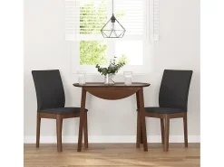 Cojines para sillas de comedor, 2 unidades, madera maciza marrón, caucho
