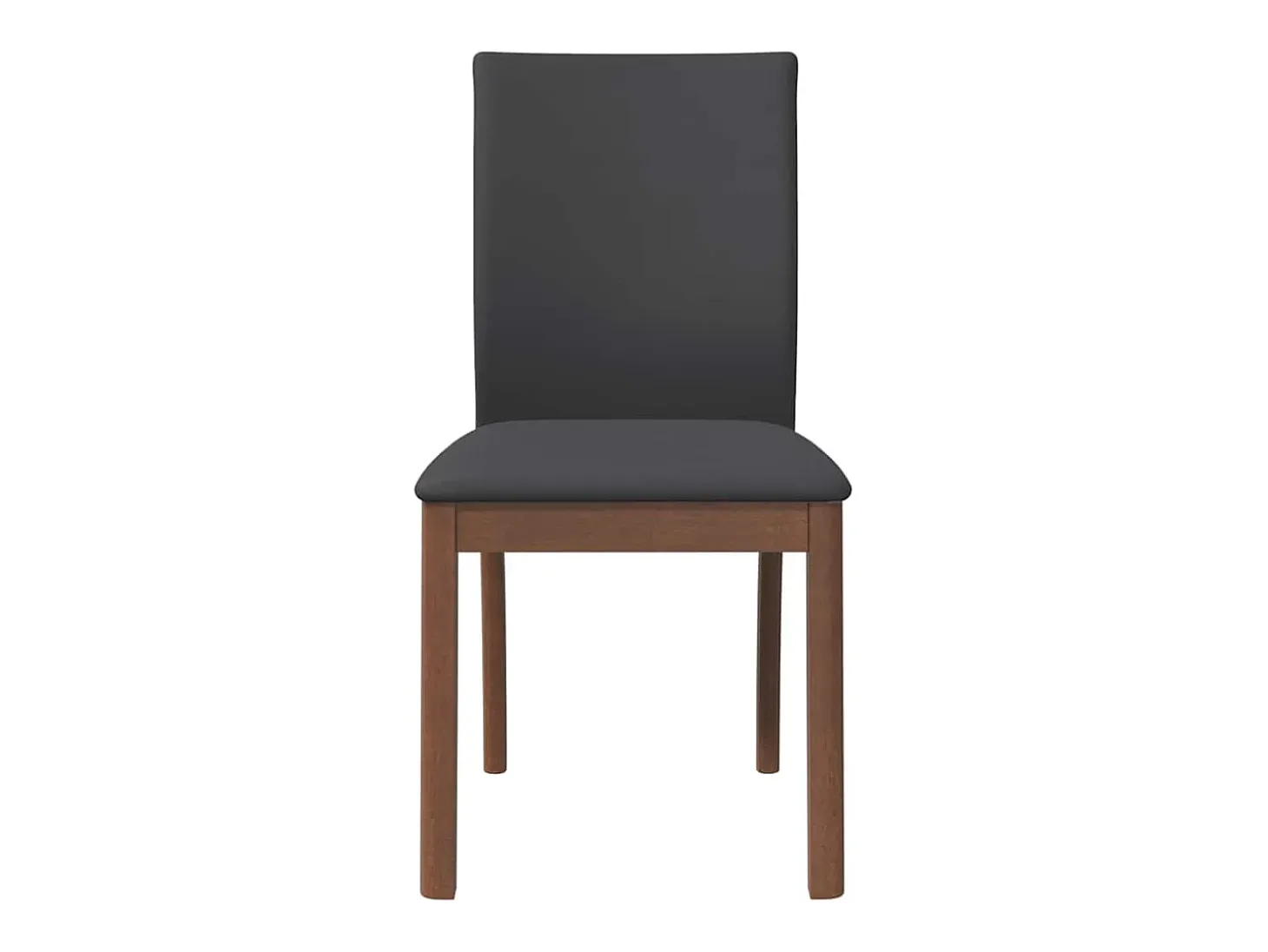 Cojines para sillas de comedor, 2 unidades, madera maciza marrón, caucho