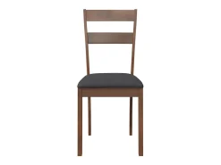 Cojines para sillas de comedor, 2 unidades, madera maciza marrón, caucho