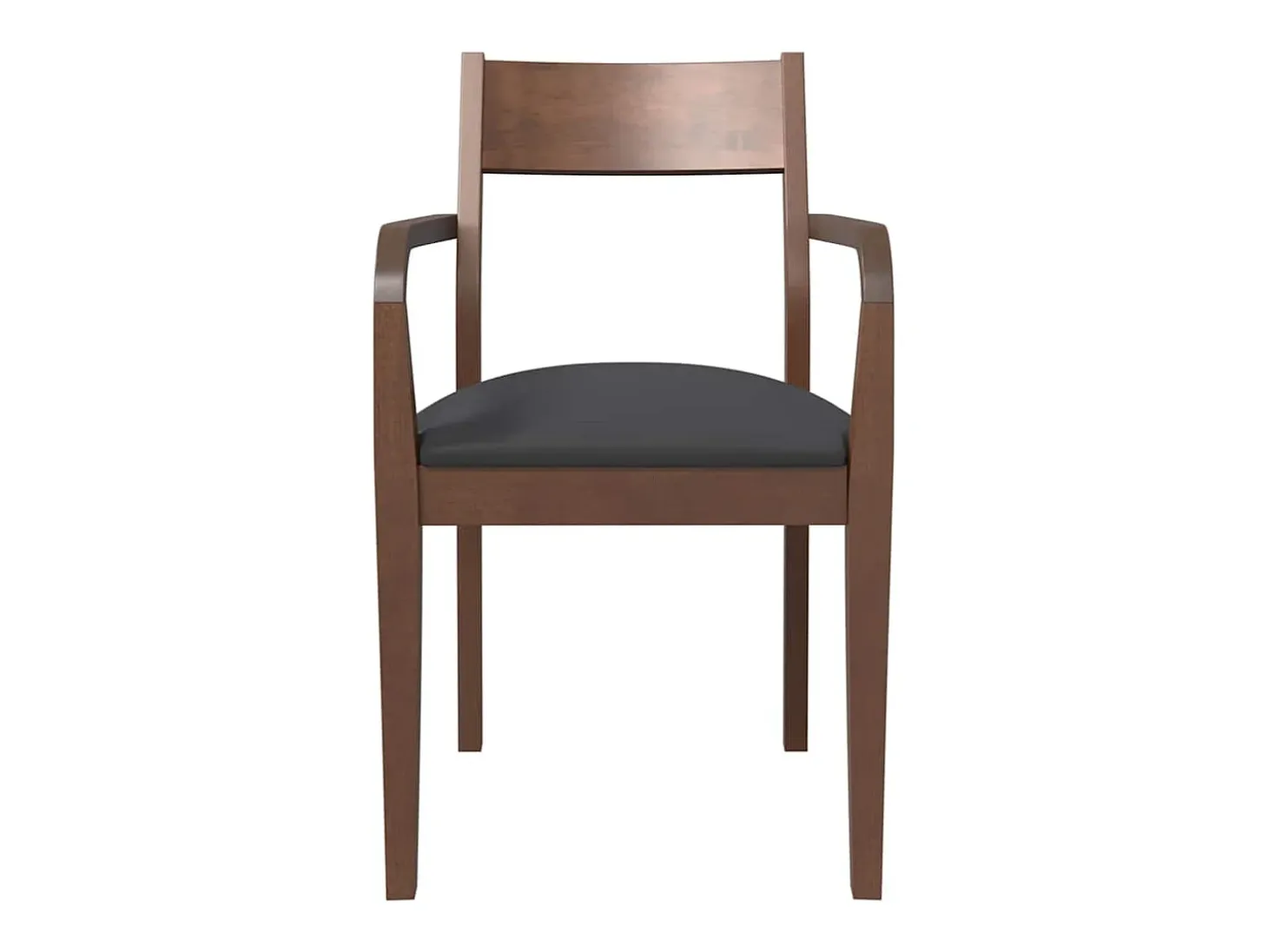 Cojines para sillas de comedor, 2 unidades, madera maciza marrón, caucho