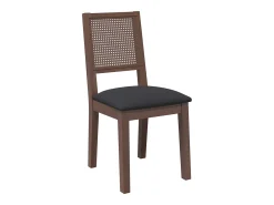 Cojines para sillas de comedor, 2 unidades, madera maciza marrón, caucho