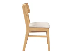 Cojines para sillas de comedor 2 piezas madera maciza caucho