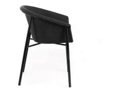 Conjunto de 4 elegantes sillas modernas de tela