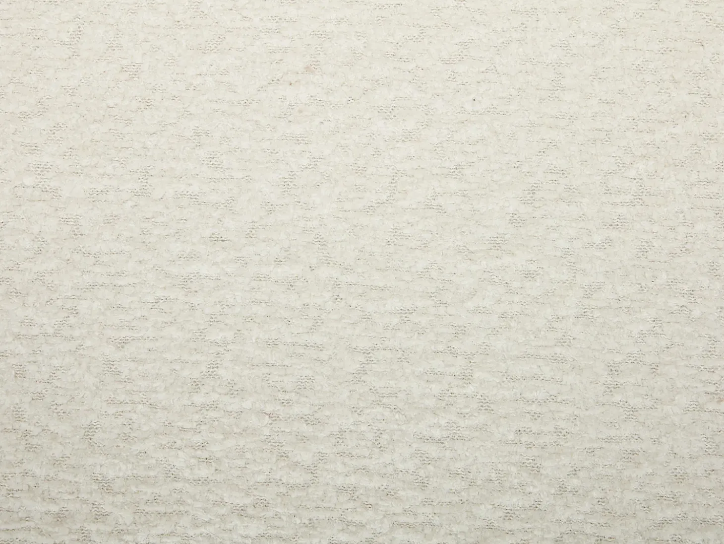 Conjunto de 2 sillas con reposabrazos en tejido bouclé y madera de caucho - Blanco y negro - SOLUNA