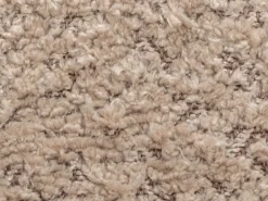 Conjunto de 2 sillas con reposabrazos en tela bouclé y madera de hevea - Topo y negro - LIVELIA