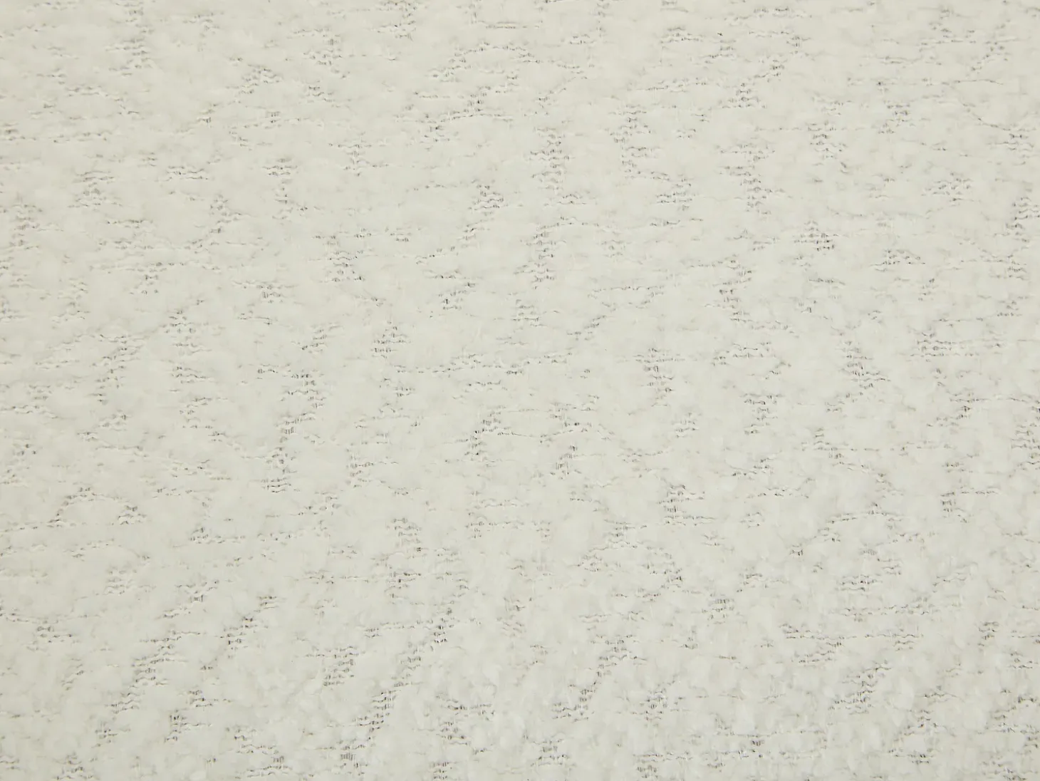 Conjunto de 6 sillas con reposabrazos - Tela de bouclé y metal dorado - Blanco - PEGA