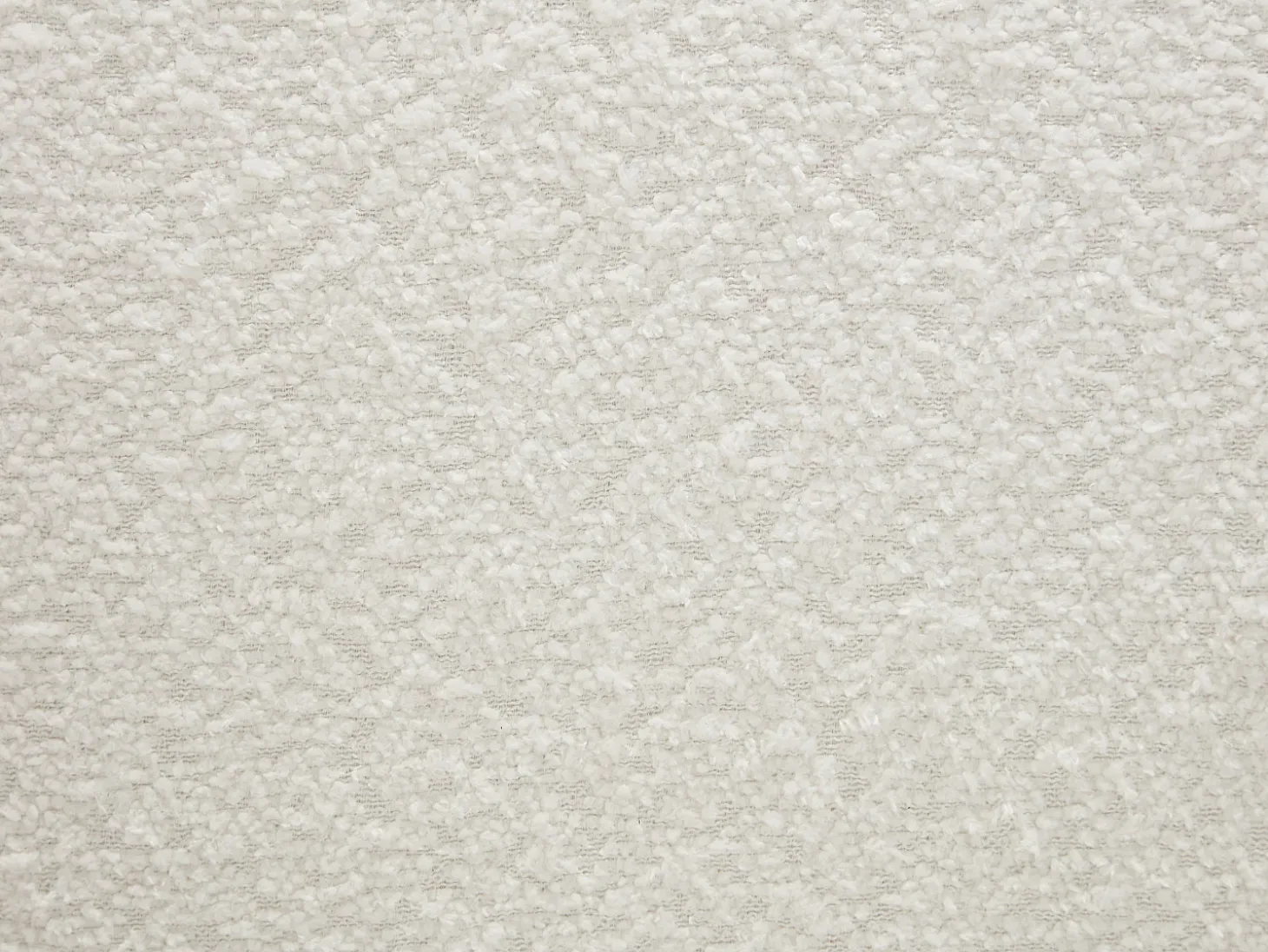 Conjunto de 2 sillas con reposabrazos en tela bouclé y madera de hevea - Blanco - NORETI