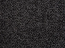 Conjunto de 2 sillas con reposabrazos en tela bouclé y madera de hevea - Negro - LIVELIA