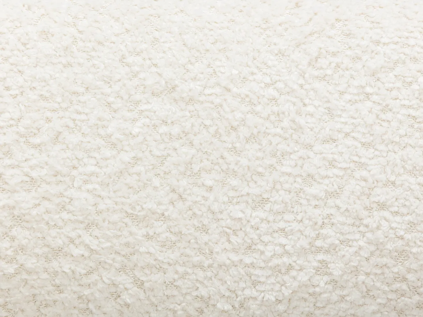 Conjunto de 6 sillas con reposabrazos en tela bouclé y madera de hevea - Blanco y negro - LIVELIA
