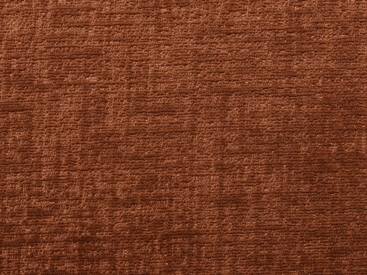 Conjunto de 6 sillas con reposabrazos de tela y metal negro - Terracota - AVRELA