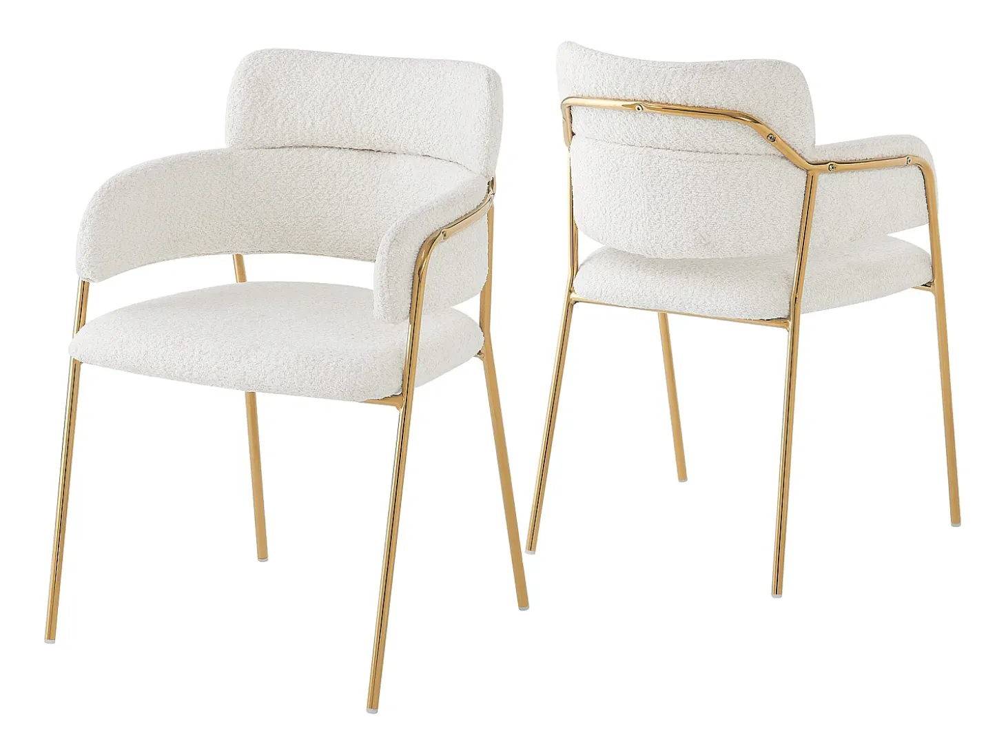 Conjunto de 6 sillas de comedor, diseño moderno, tela de terciopelo gris, patas de metal dorado, ergonómicas, reposabrazos (51x44x77 cm)