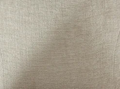 Conjunto de 6 sillas de tela y metal dorado - Beige - LUXIVA