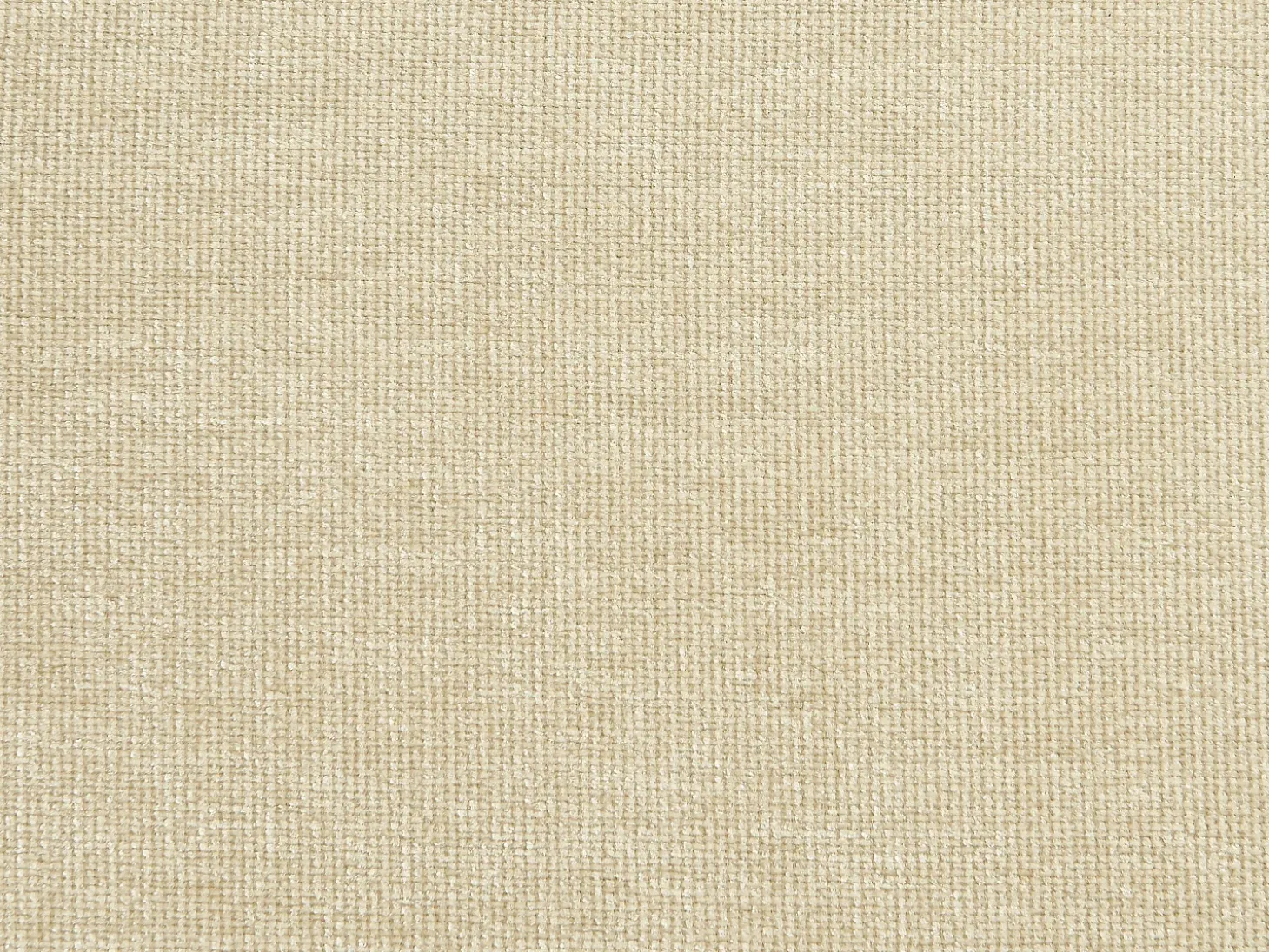 Conjunto de 6 sillas en tela y metal blanco - Beige - TANURY