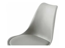 Conjunto de 6 Sillas Escandinavas Grises para Comedor - Cómodas y Elegantes