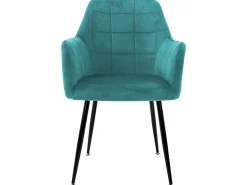 Conjunto de 4 sillas, sillas de comedor, sillas de sala, silla tapizada, silla de cocina, terciopelo
