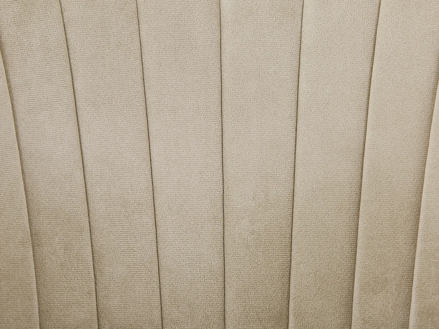 Conjunto de 2 taburetes de bar de terciopelo y metal - Altura regulable - Beige - DORALIZ