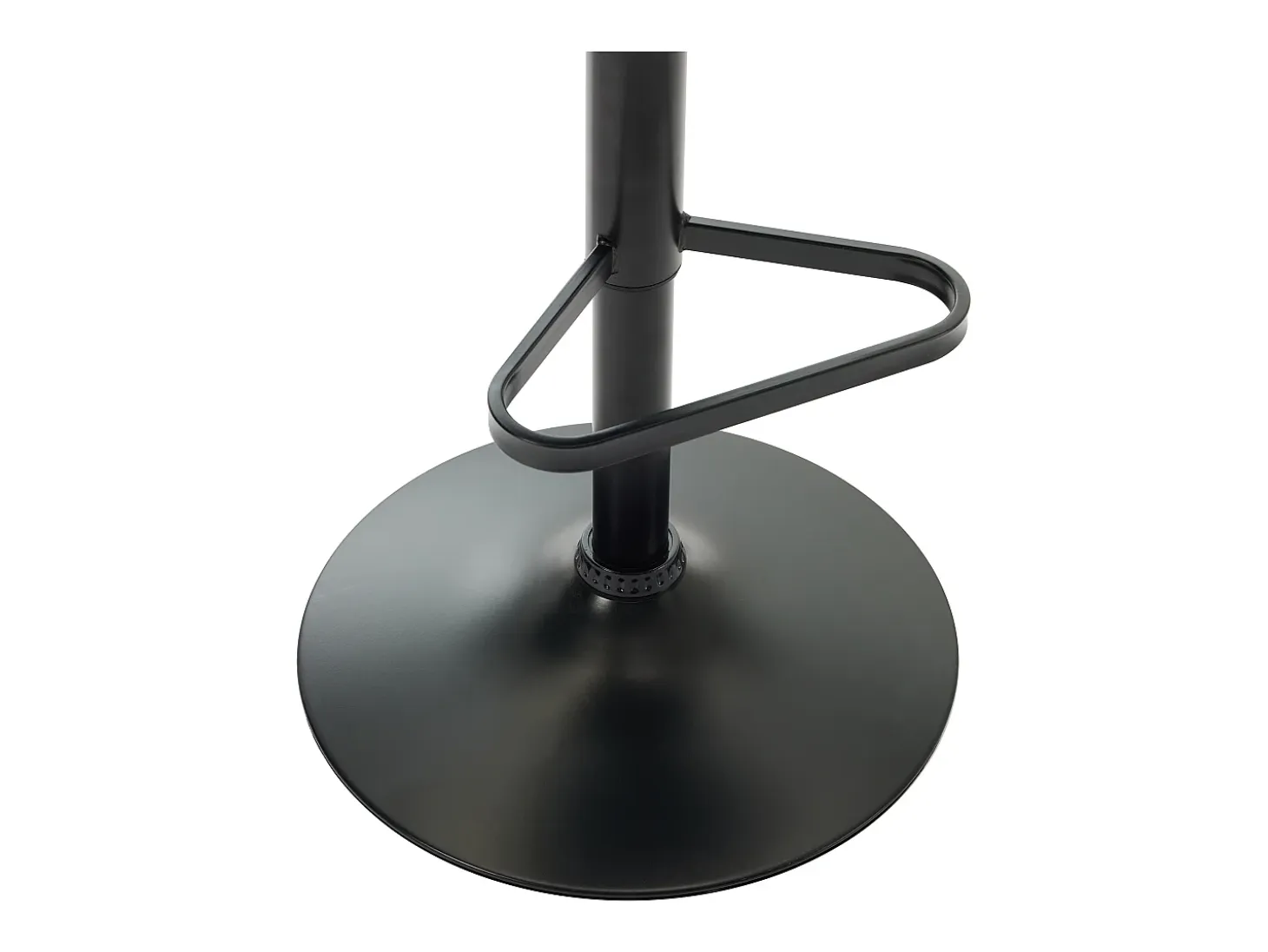 Conjunto de 2 taburetes de bar de terciopelo y metal negro - Terracota - DORALIZ