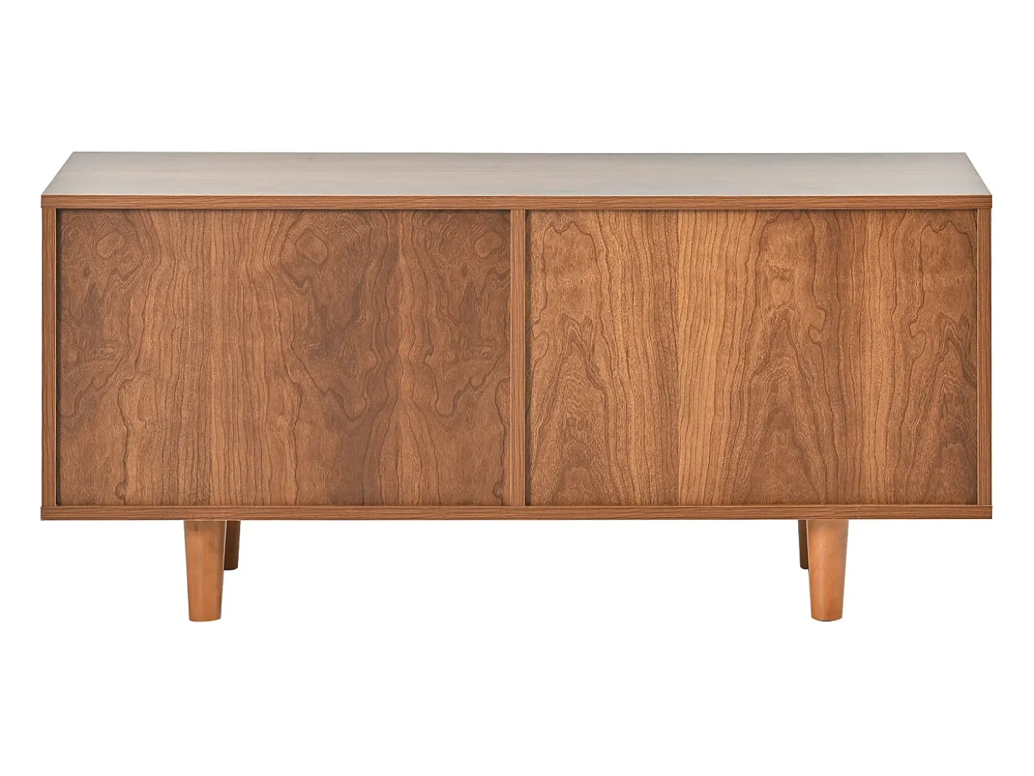 Conjunto de aparador y zapatero de ratán - Madera PB - Marrón