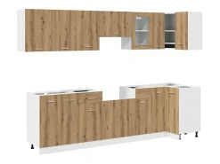 Conjunto de armarios de cocina de 11 piezas