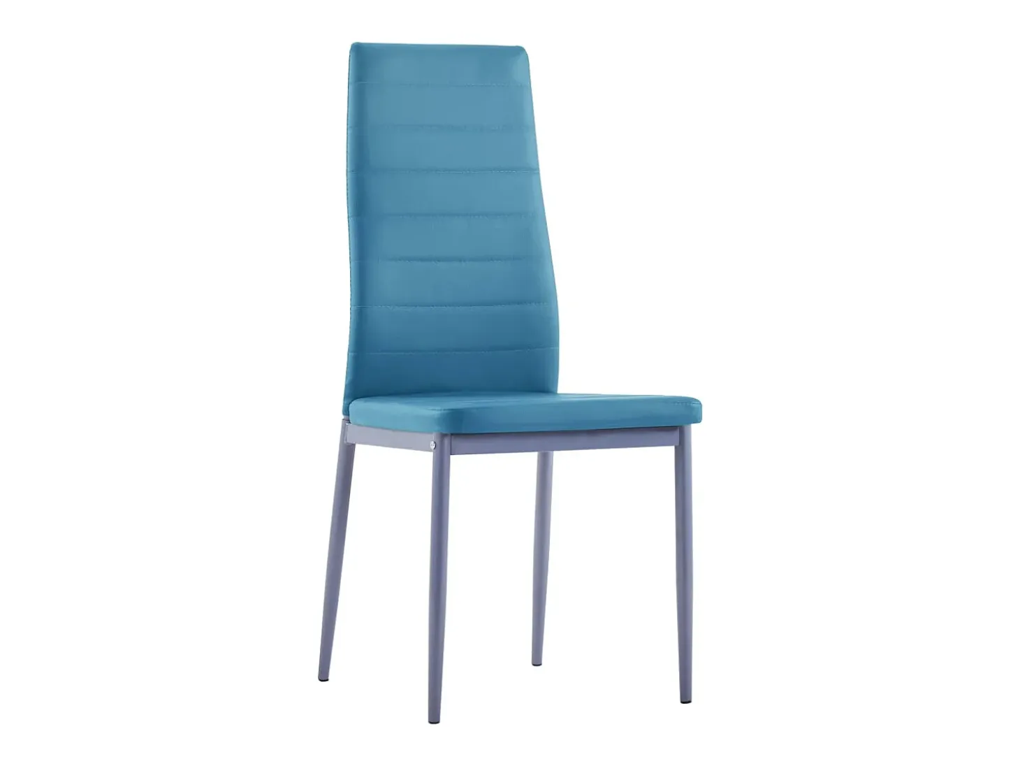 Conjunto de mesa y sillas de comedor 5 piezas azul