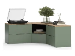Conjunto de salón verde 68x68x50 wido
