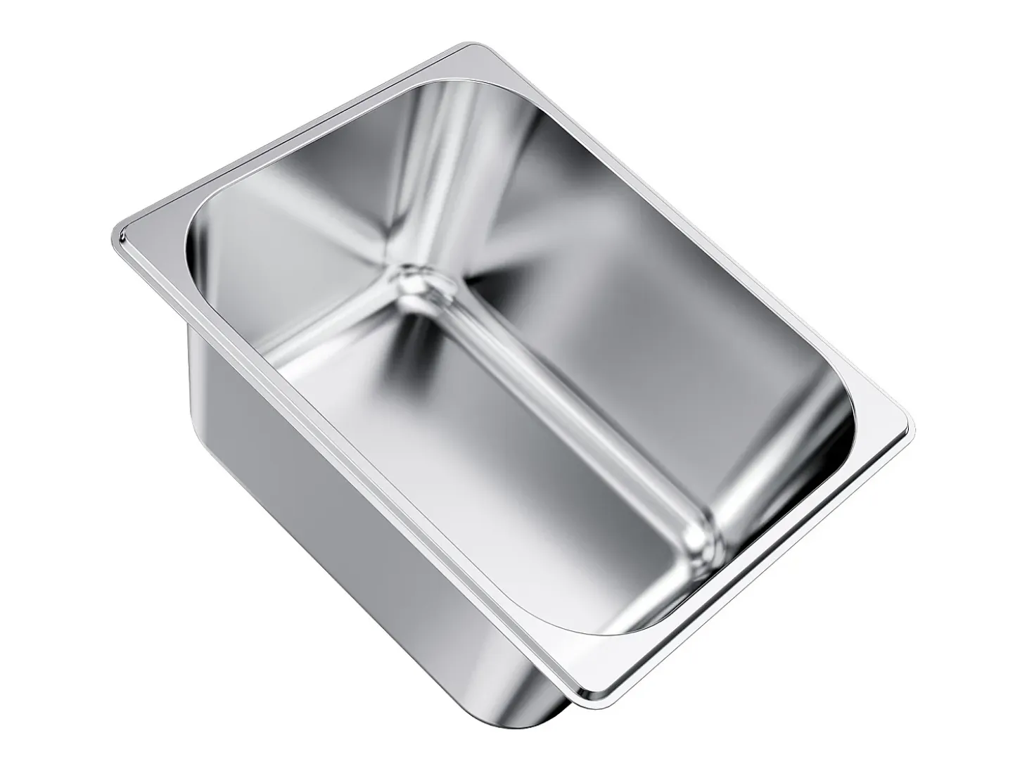 Contenedor Gastronorm SucceBuy GN 1/2, Recipiente de Restauración de Acero Inoxidable 2PCs 9 L, Contenedor Inox Alimentario Profundidad 14,9 cm, Antiadherente