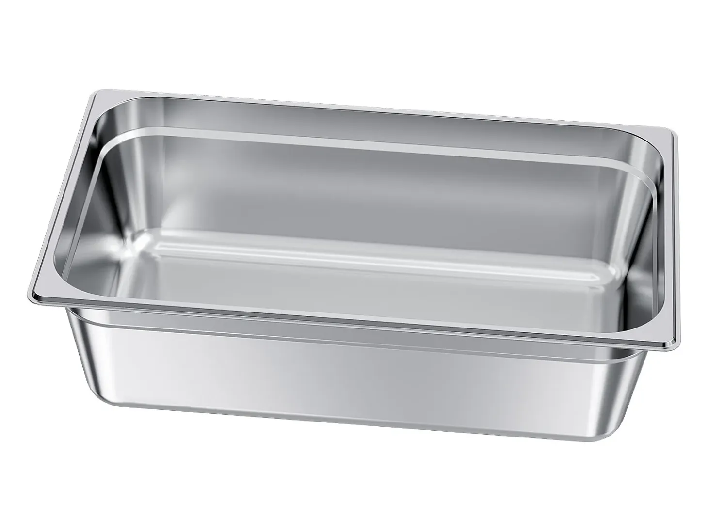 Contenedor Gastronorm SucceBuy 20,5 L, Recipiente de Restauración de Acero Inoxidable, Contenedor Inox Alimentario Profundidad 14,6 cm, Antiadherente y Antioxido