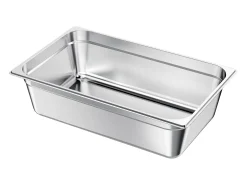 Contenedor Gastronorm SucceBuy 20,5 L, Recipiente de Restauración de Acero Inoxidable, Contenedor Inox Alimentario Profundidad 14,6 cm, Antiadherente y Antioxido