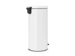Cubo de basura con pedal Newicon 30L Blanco Brabantia - Cierre Suave y Anti Olor