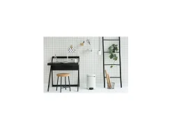 Cubo de Basura con Pedal Newicon 12L Blanco con Tapa Silenciosa y Antiodor