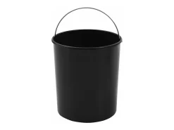 Cubo de basura de cocina integrado de plástico blanco de 12 litros 02_0006062