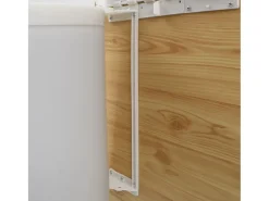Cubo de basura de cocina integrado de plástico blanco de 8 litros 02_0006083