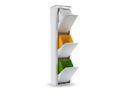 Cubo de basura para la cocina - Cubo de reciclaje - 3 compartimentos de 20L - CUBEK