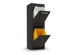 Cubo de basura para la cocina - Cubo de reciclaje - 2 compartimentos de 20L - CUBEK