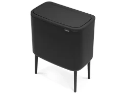 Cubo de basura Touch Bin con soporte 36L Negro Mate Brabantia Código R