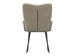 Dalira Sillas de comedor 2 unidades terciopelo gris claro